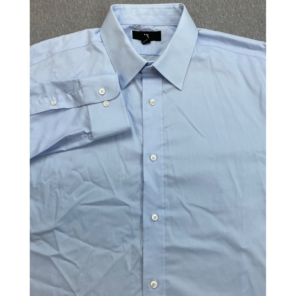 Banana Republic Shirt Mens XXL Blue 100% Cotton Slim Fit Button Up